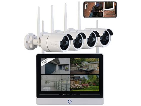 Syst Me De Surveillance Connect Et Intelligent Avec Cran Et Cam Ras