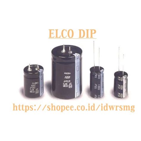 Jual Kapasitor Elco Uf V V Elco Capacitor Uf V