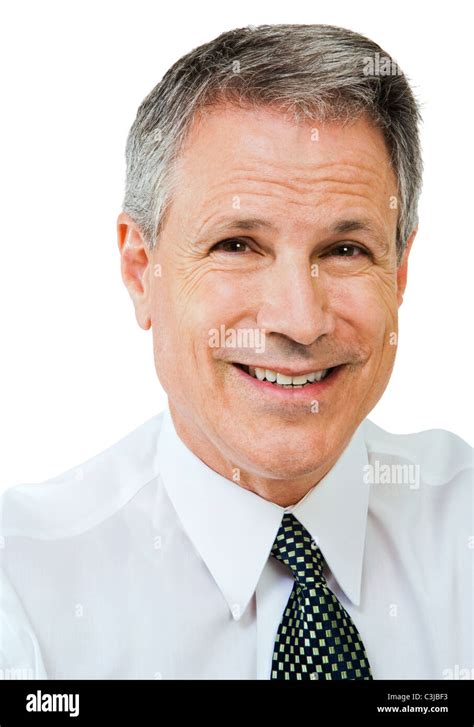 Happy Businessman Isolated Over White Stock Photo Alamy