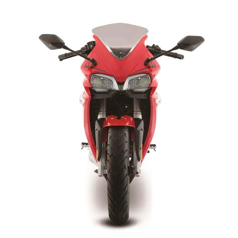 Motometa Detalles Motocicleta Italika Vort X 300 R Rojo Negro