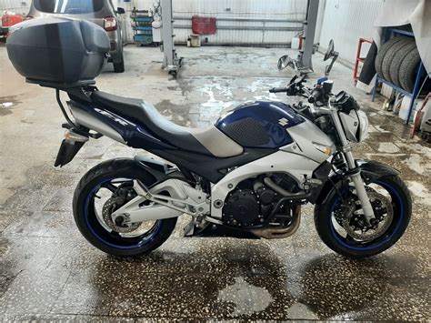 Купить б у Suzuki GSR 400 инжектор 6 передач в Подольске синий naked bike 2006 года на Авто ру
