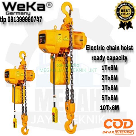 Jual Electric Chain Hoist Ton Mtr V Weka Germany Jakarta