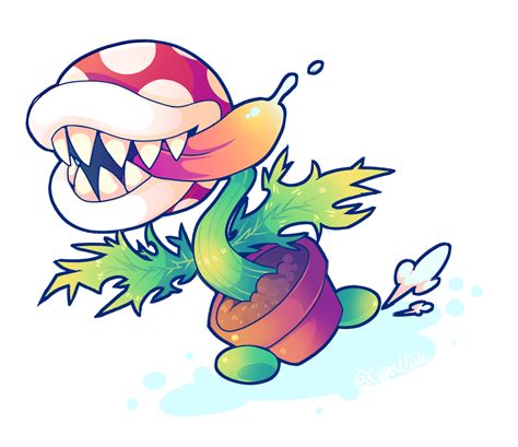 Piranha Plant On Their Way By Giganide On Newgrounds