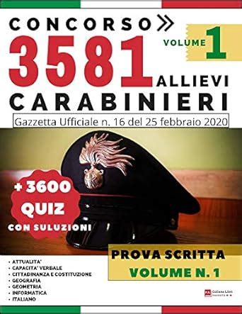 Concorso Allievi Carabinieri Prova Scritta Quiz Con