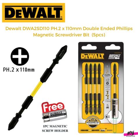 Dewalt Dwa Sd Ph X Mm Double Ended Phillips Magnetic