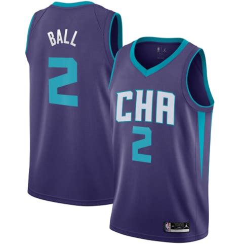 Charlotte Hornets Lamelo Ball Purple The Sports Portal Quality Jersey Shop