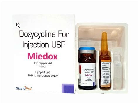 Doxycycline Injection 100mg Doxy Injection Latest Price