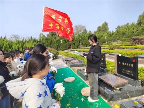 来安县半塔中学校团委举行祭奠烈士和重温入团誓词活动凤凰网安徽凤凰网