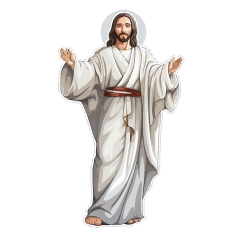 Jesus Christus Am Kreuz Premium Vektor