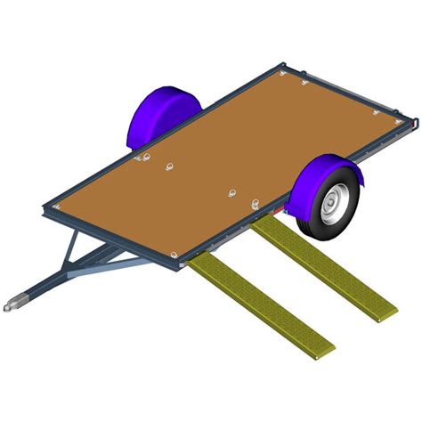 Atv Trailer Plans For 2 Atvs Multipurpose Utility And Toys