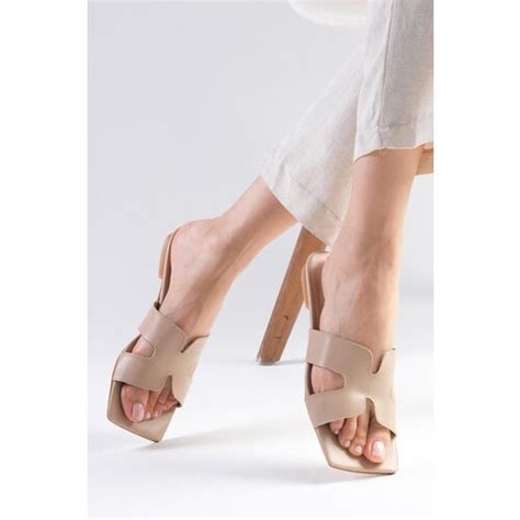 Mio Gusto Margo Nude Women S Flat Flat Slippers EPonuda
