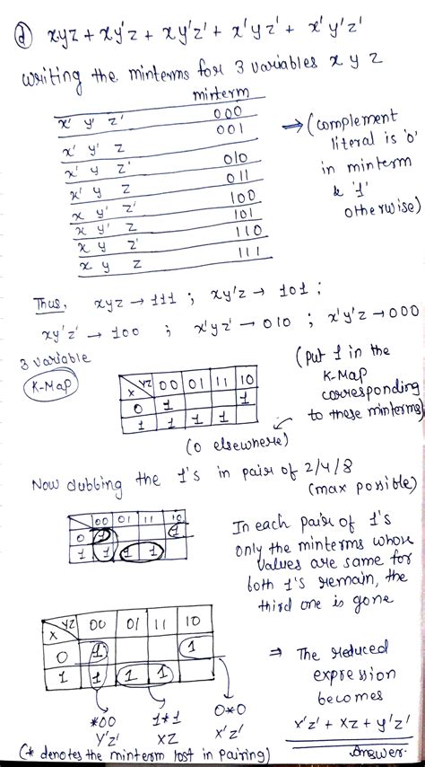 Solved Use A K Map To Find A Minimal Expansion As A Boolean Sum Of