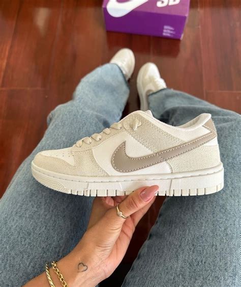 DUNK LOW NUDE CINZA Comprar Em Gabi Calcados