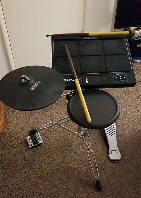 Alesis Samplepad Pro 8 Pad Percsample Triggering Kit Incl Reverb