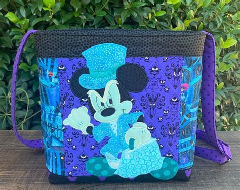 Disney Haunted Mansion Mickey Mouse Cross Body Bag Purse Custom