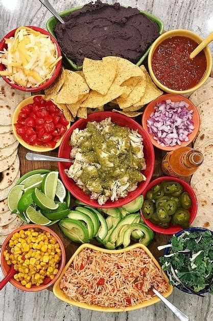 4 Tips For A DIY Taco Bar Hannah Drake Mexican Food Recipes Party