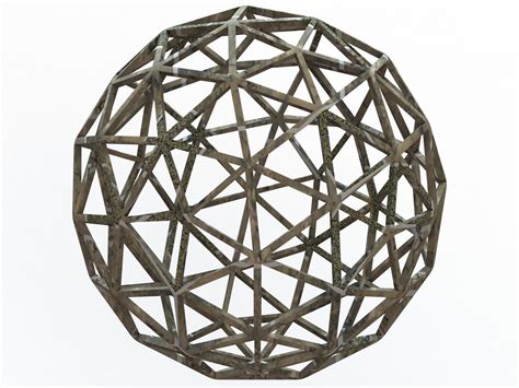 Wireframe Shape Pentakis Snub Dodecahedron Model Turbosquid