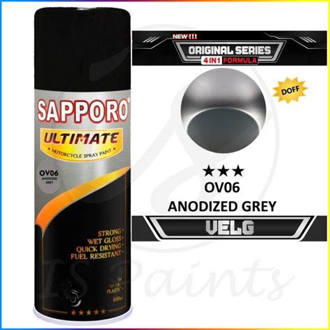 Cat Aerosol Sapporo Ultimate Ov Anodized Grey Cat Spray Terbaik