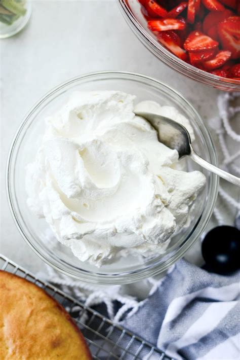 Light whipped cream recipe - minengo