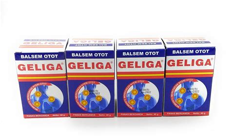 Geliga Muscular Balm Repeated Heat, 40 Gram (Pack of 4)
