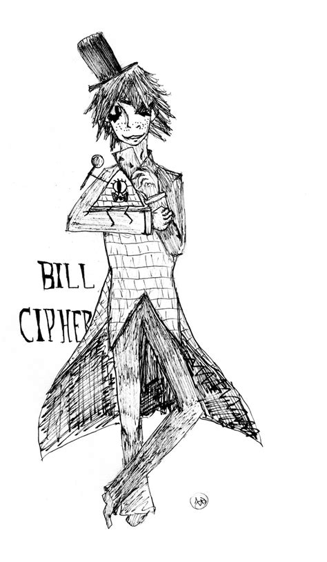 Bill Cipher Human By Vaynedarkni On Deviantart