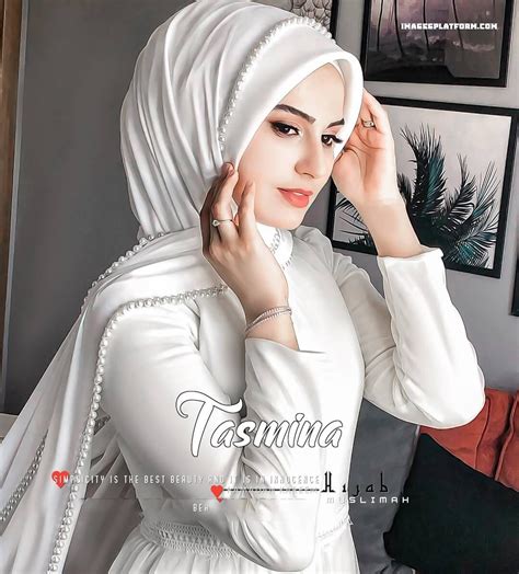 Instagram Dp Maker Of Eid Mubarak Photo Frame White Hijab Muslim