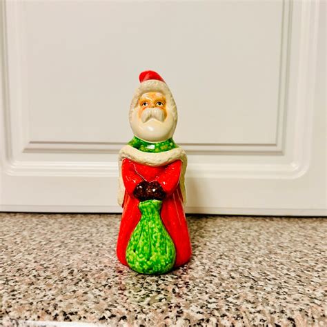 Ceramic Santa Vintage Santa Vintage Ceramic Santa Vintage Christmas Elf Santa Elf Vintage Santa ...