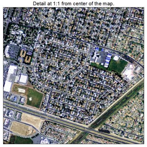 Aerial Photography Map of Suisun City, CA California