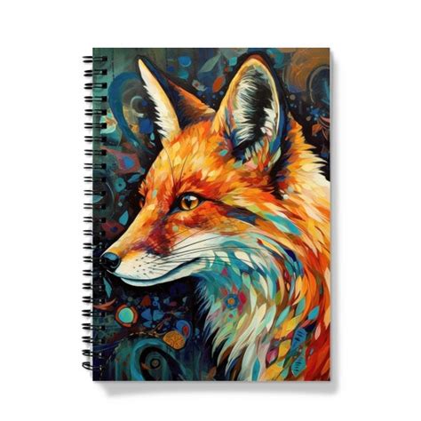 Fox Notebook Etsy