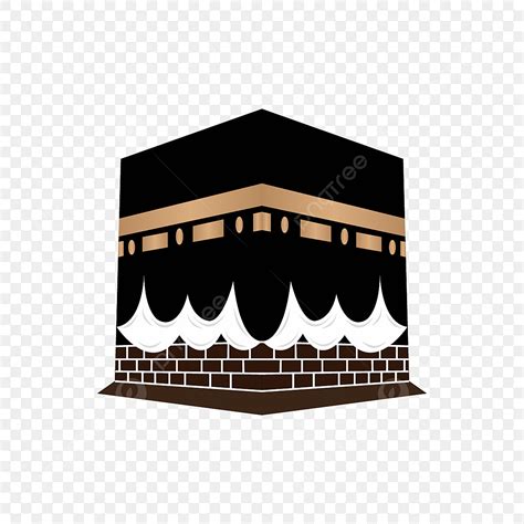 Pilgrimage Vector Png Images Islamic Pilgrimage Design Vector Kaaba