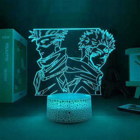 Manga Jujutsu Kaisen Gojo Satoru Rysunek D Lampa Led Lampka Nocna Yuji