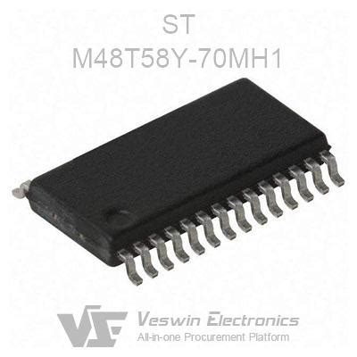 M48T58Y-70MH1 ST Memory - Veswin Electronics