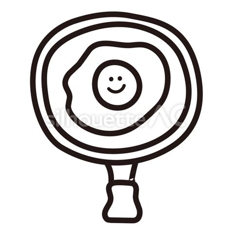 Fried egg 155296 - Free Download - silhouetteAC
