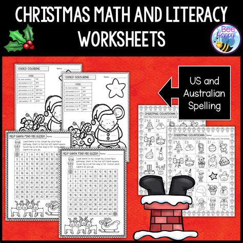 Christmas Math And Literacy Worksheets Made By Teachers