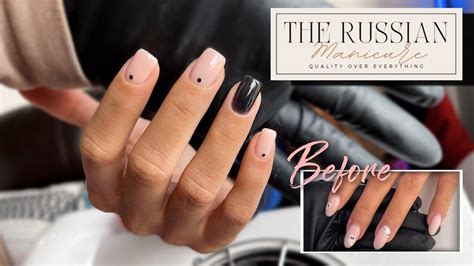 Russian Manicure Before After русский маникюр Youtube In 2022