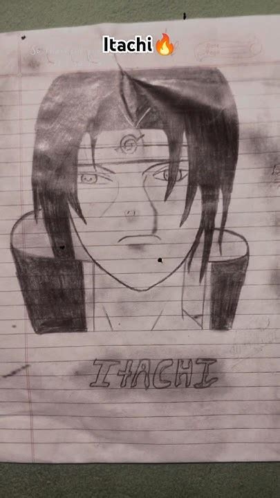 Itachi🔥artdrowing Sketch Shorts Youtube