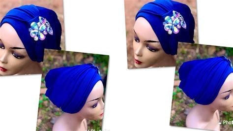 How To Make A Multiple Pleaded Design V Shape Turban Cap With Loop