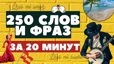 ИСПАНСКИЙ ЯЗЫК С НУЛЯ 250 СЛОВ И ФРАЗ ПО ТЕМАМ ИСПАНСКИЙ ЗА 20 МИНУТ ...