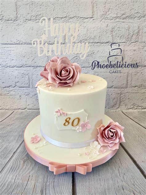 80th birthday cake – Artofit