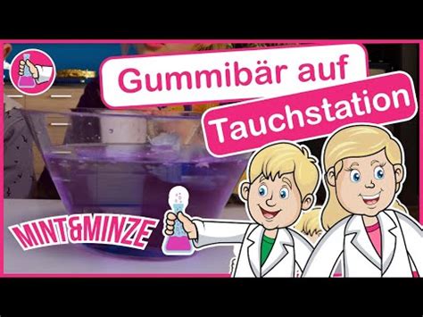 Gummibären auf Tauchstation Forschen in Vorschule und Grundschule