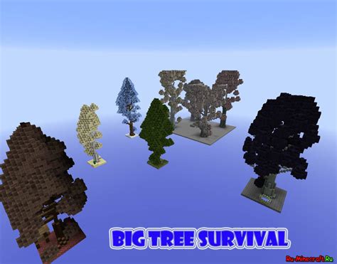 Map Big Tree Survival развиваемся на карте с деревьями Скачать