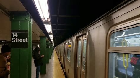 Mta Nyc Subway Uptown N Q R W Trains With New Rail Sounds