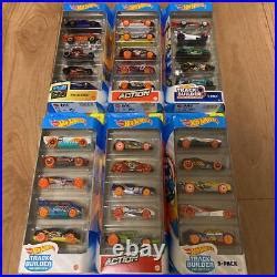 Car Track Set Hot Wheels Mini Car Toy Packs Sets Track Builder Action