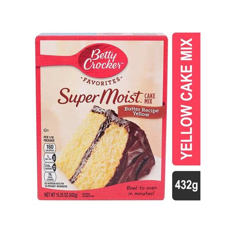 Betty Crocker Super Moist Yellow Cake Mix Butter Recipe Price Buy Online At Best Price In India