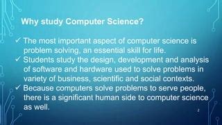 Why Study Computer Science PPT