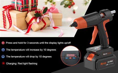 Cordless Hot Glue Gun Myron W Fast Heating Glue Gun Temperature