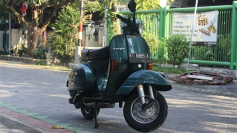 Vespa Px Exclusive Hijau Cheddar Selesai Restorasi Youtube