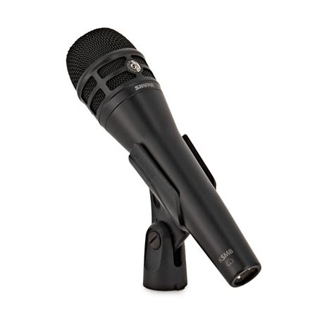 Shure Ksm Dual Diaphragm Dynamic Microphone Black Bundle At Gear Music