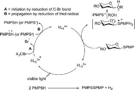 Proposed Mechanism Of O Glycosylation Of Thioglycosides Under Visible