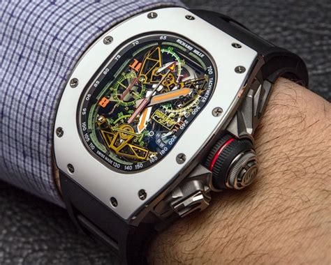 Richard Mille Rm Acj Tourbillon Split Seconds Chronograph Watch